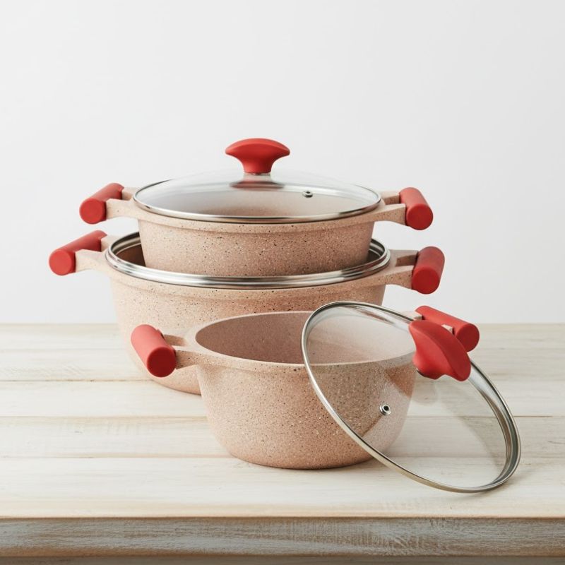 Prestige Essent 6 Piece Set Pink