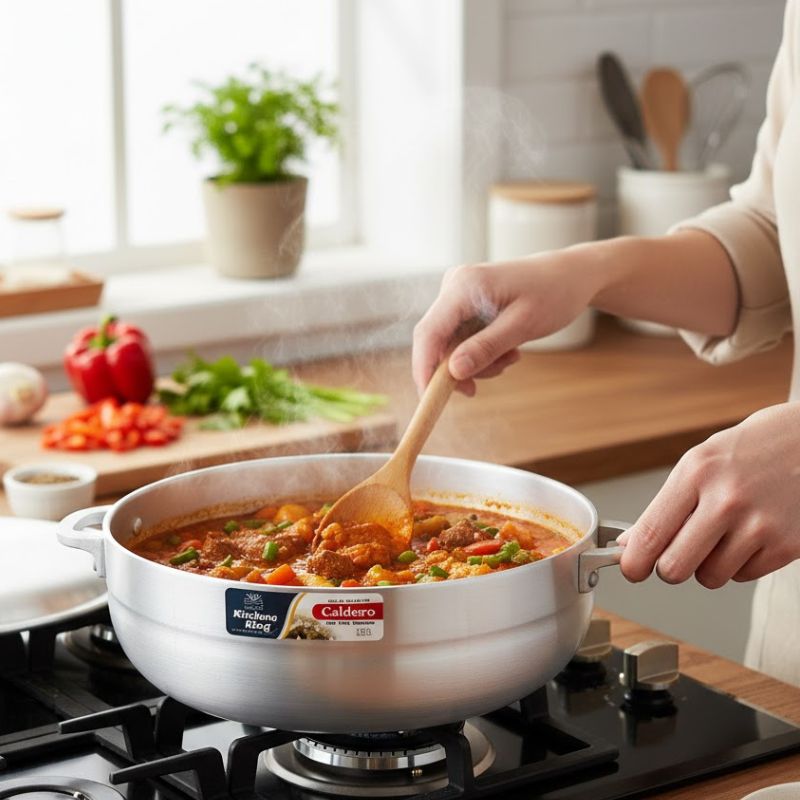 Kitchen King Caldero Pot aluminium