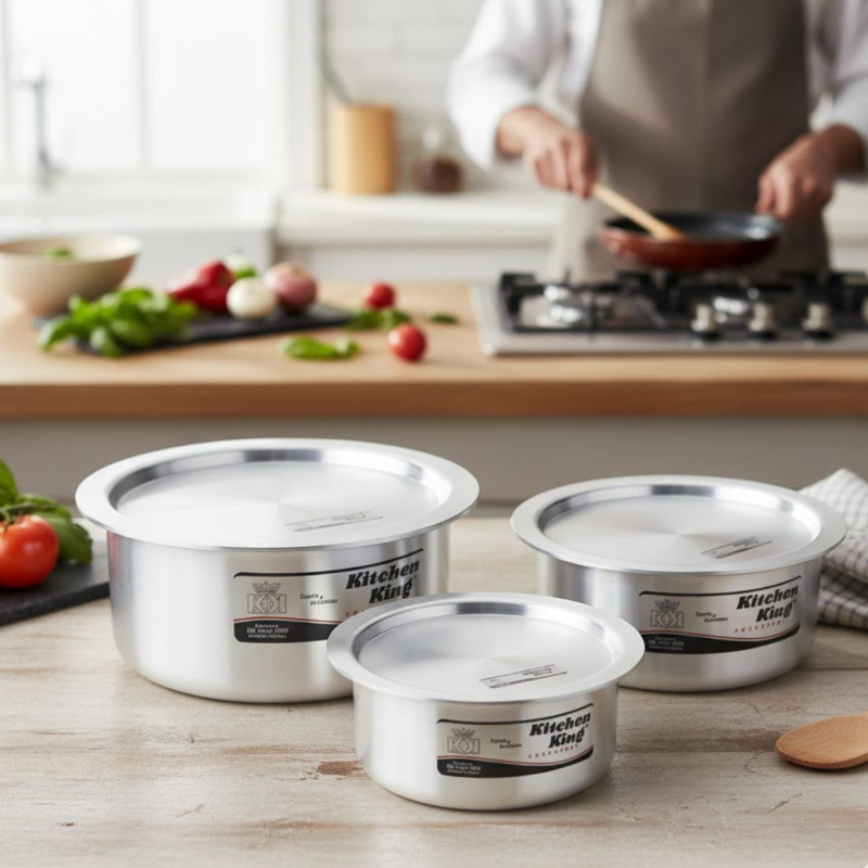 Kitchen King Indiana Baby Set 3 Piece Cookware Set