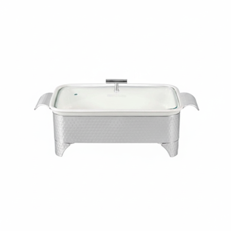 Brilliant Rectangular Casserole Serving Dish with Glass Lid 2L