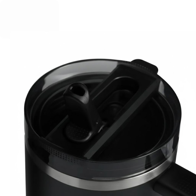 Stanley 40 OZ Black Flip Straw Tumbler