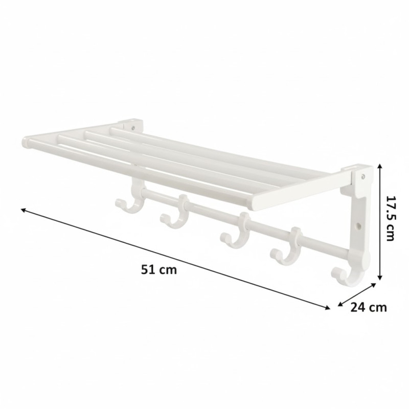 Limon Adjustable Hangers For Towel & Clothes