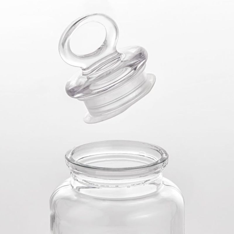 Limon 1Litre Airtight Glass Jar With Lid