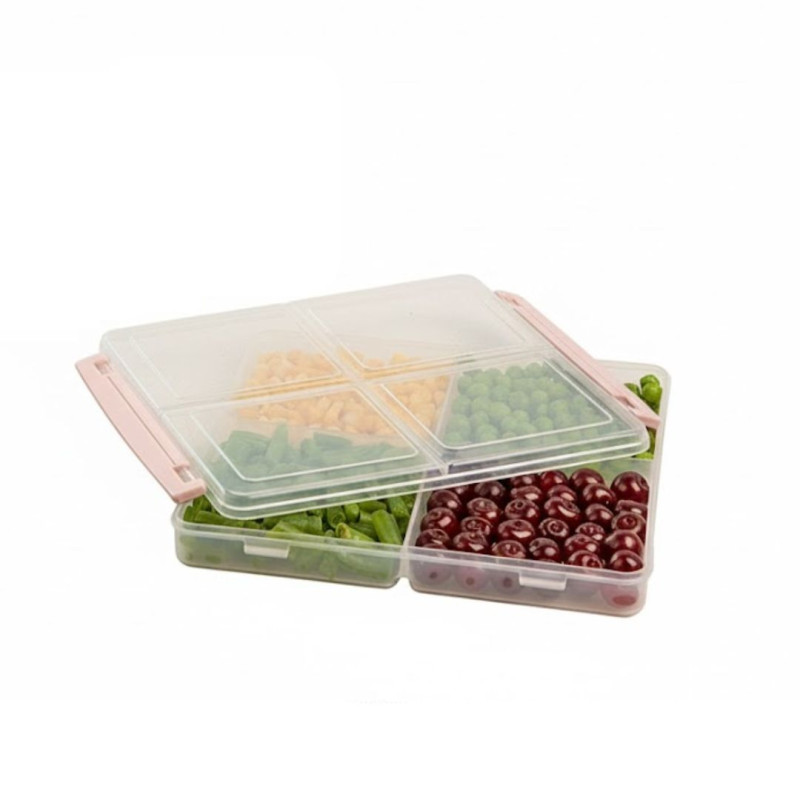Limon Small 4 Section Freezer Airtight Plastic Box | Idealancy