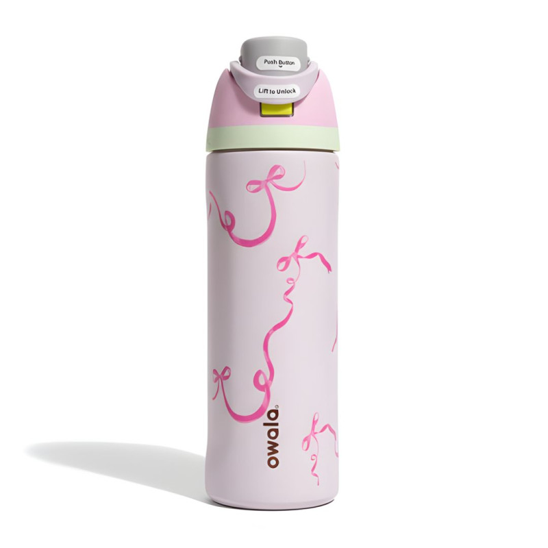 Owala 32 OZ Pink Ribbon FreeSip Water Bottle