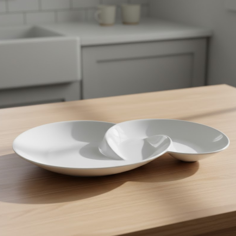 Brilliant 14Inch Round Ceramic Serving Plate | Idealancy