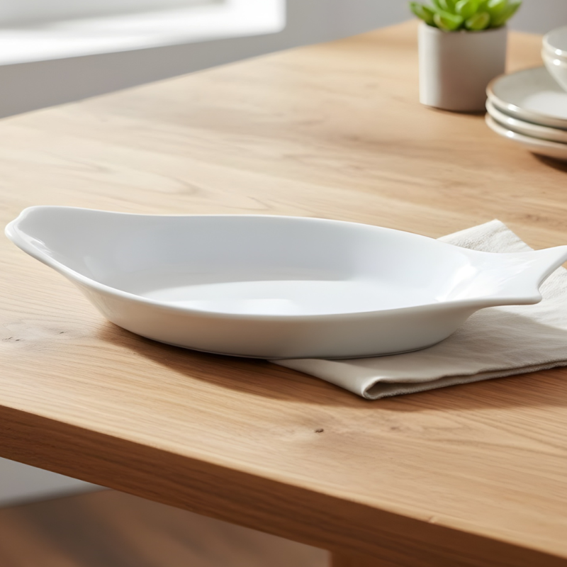 Brilliant 9.75inch Ceramic Fish Plate