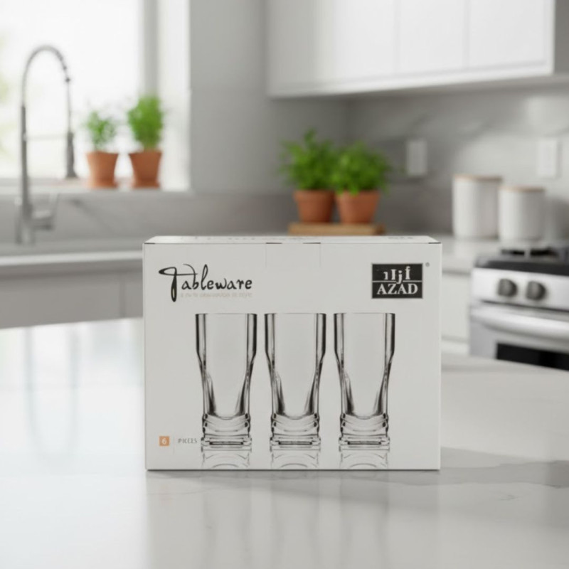 Acrylic 250ML Azad Glass Set OF 6 Pieces | Idealancy