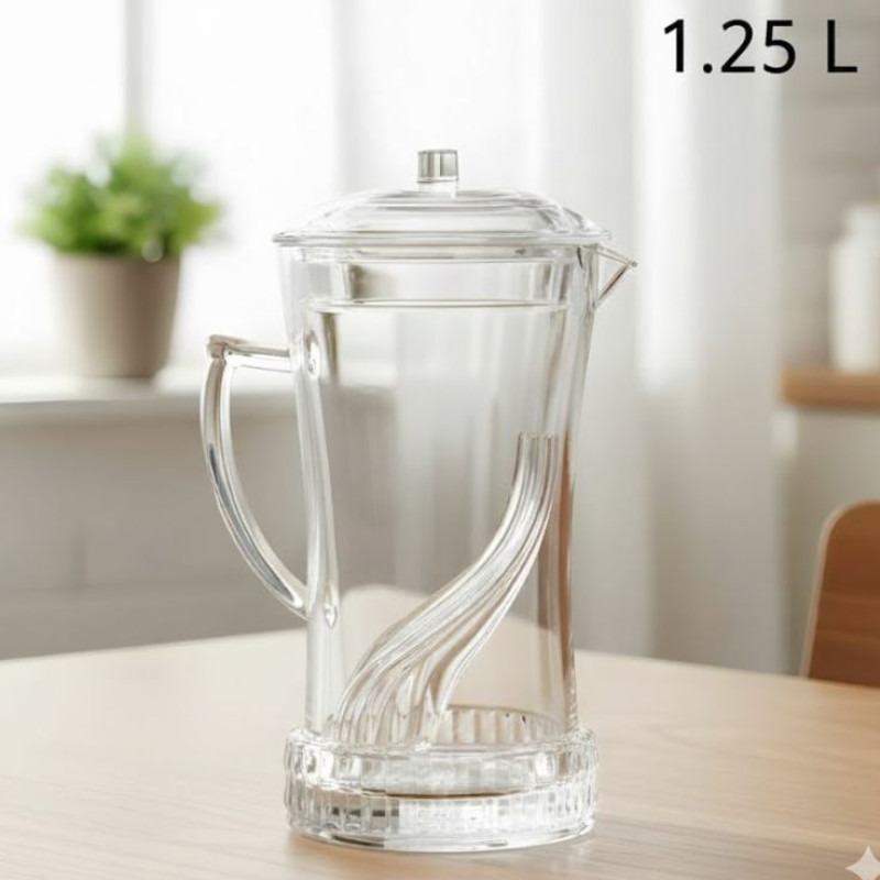 Ripple Acrylic Jug 1.25 Litre Azad | Idealancy