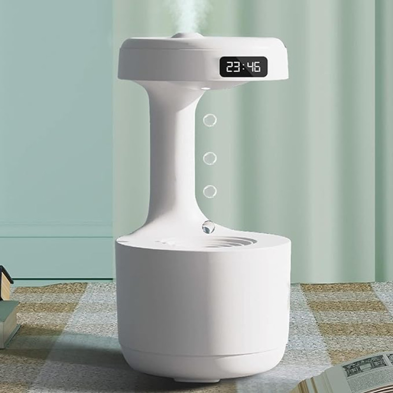 Anti Gravity Cool Mist Humidifier Floating Water Drop Effect | Idealancy