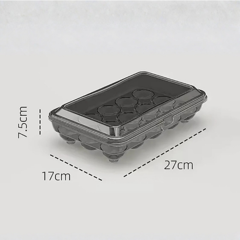 Eggs Storage Box With Lid - 15 Slots