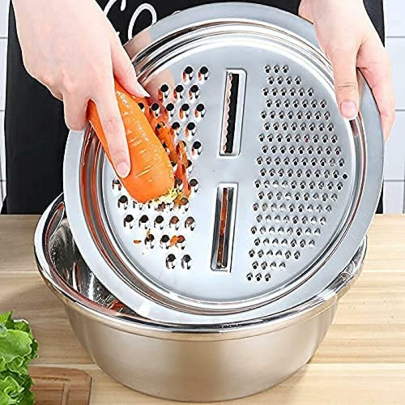 Colander with Grater Multi Function Kitchen Strainer
