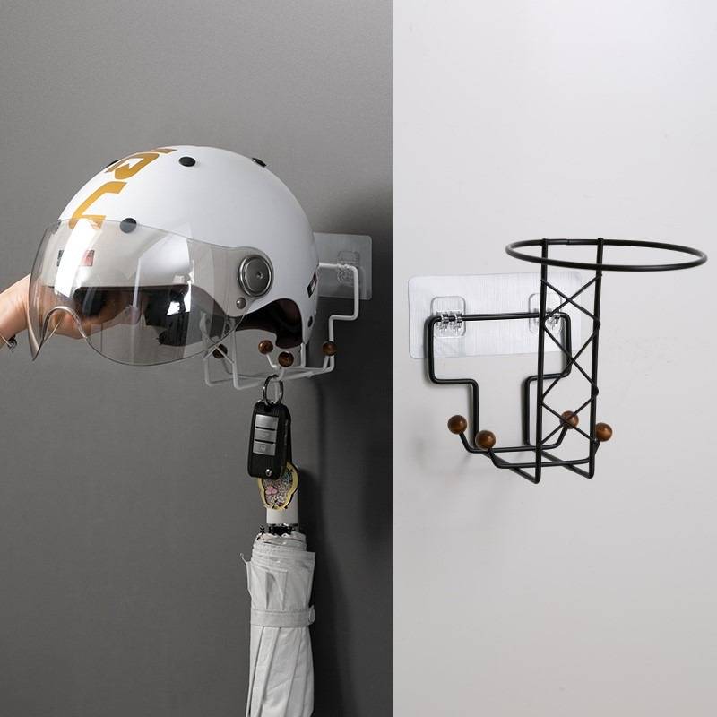 Wall Mounted Hat Holder Hook Rack