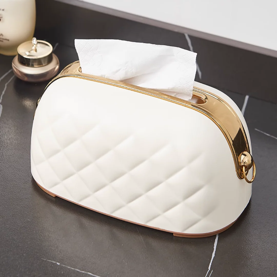Handbag Style Tissue Box – Decorative Napkin Holder