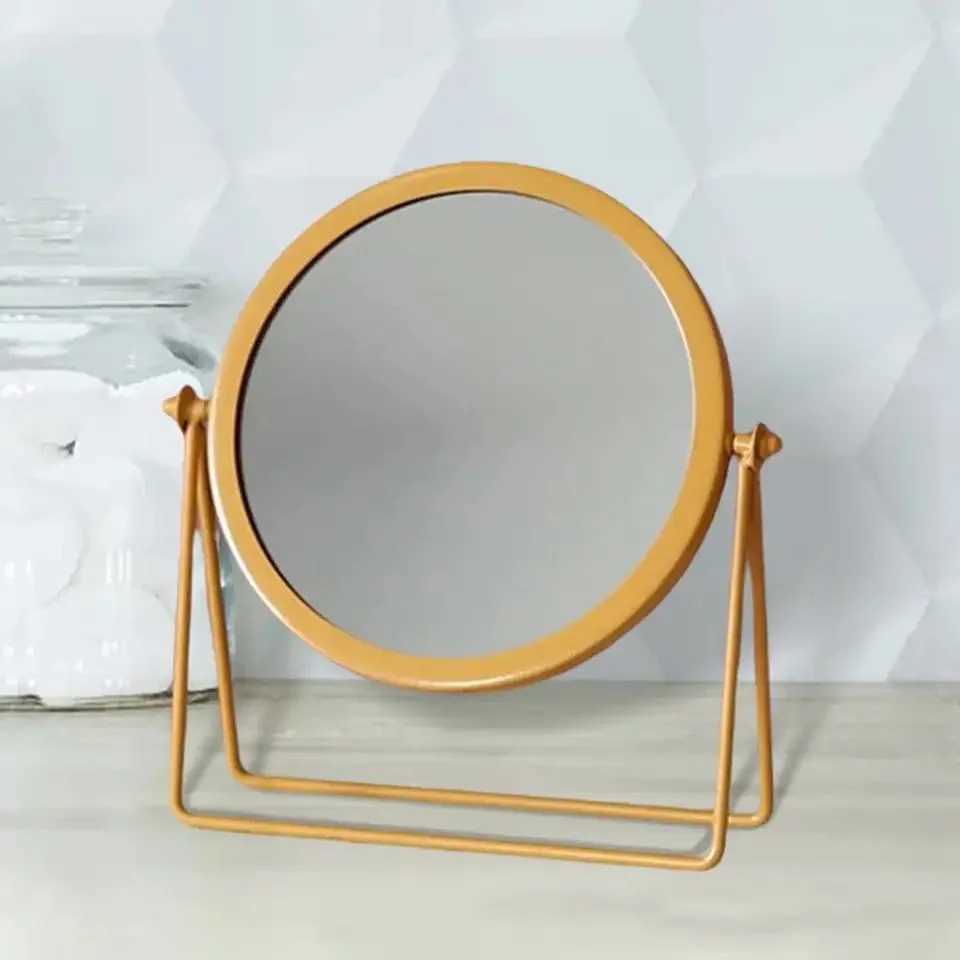 360° Round Mirror – Adjustable Makeup & Dressing Mirror