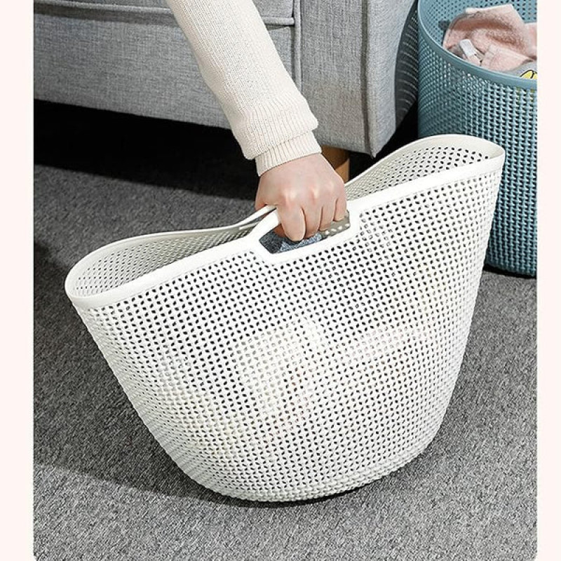 Limon Round Flexi Laundry Basket With Handles