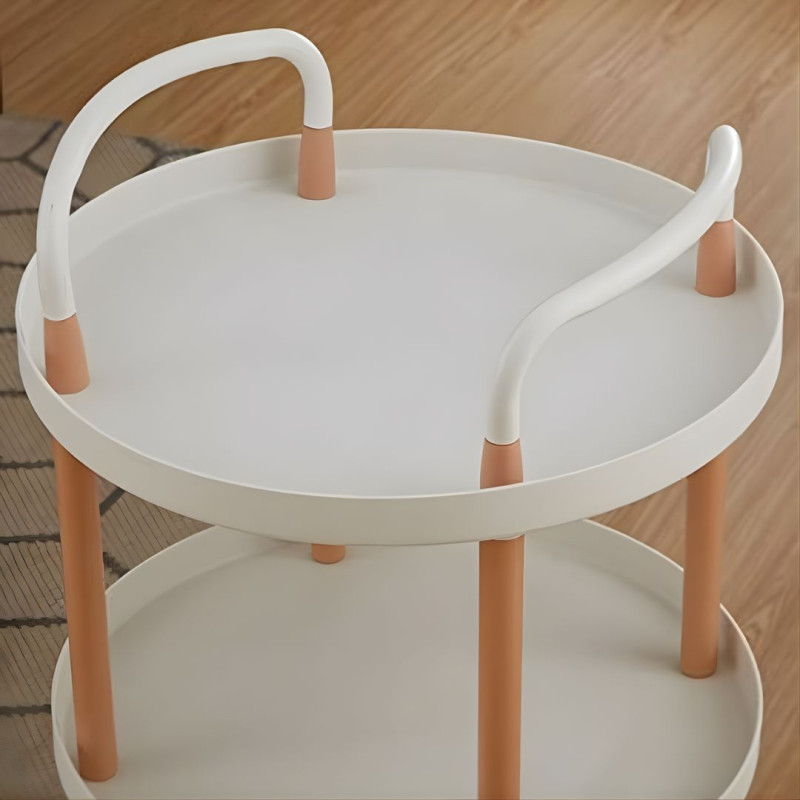 Luxury 3 Layer Round Trolley Premium Quality