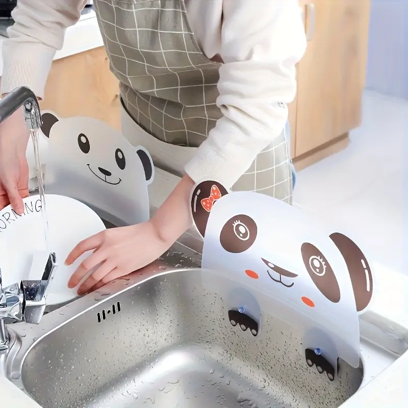 Kitchen water splash guard sink water splash proof - panda