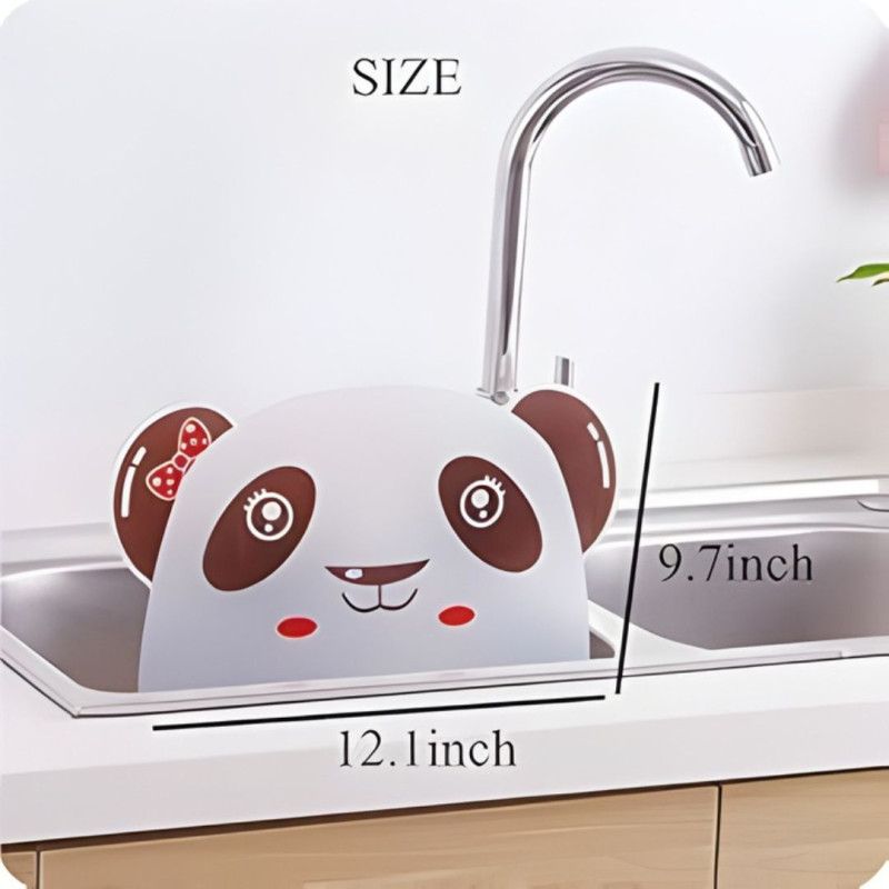 Kitchen water splash guard sink water splash proof - panda