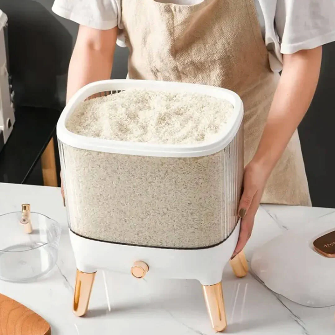 10 kg Elegant Rice Dispenser with Lid