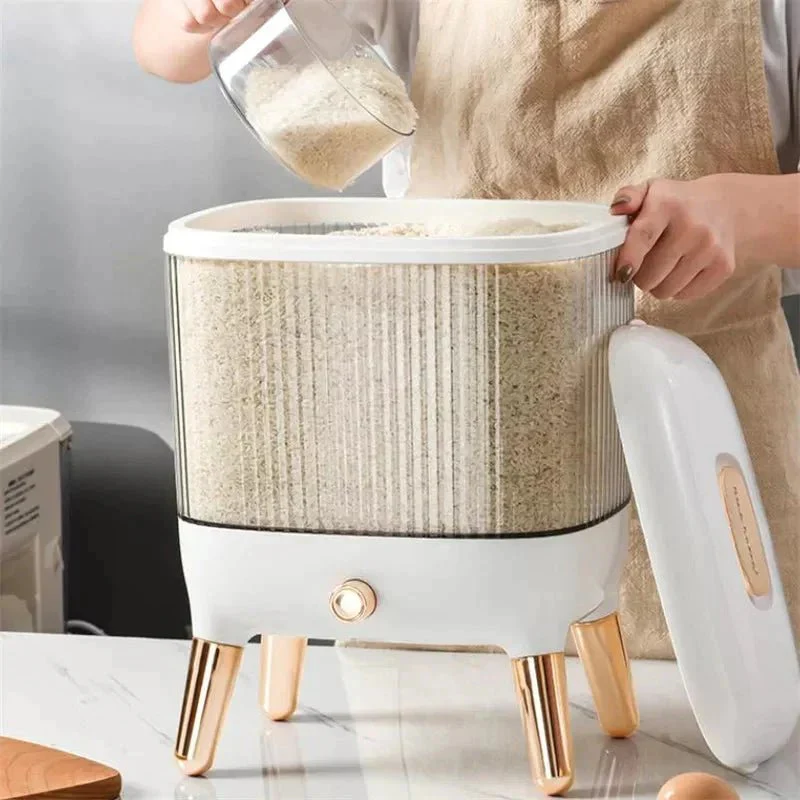 10 kg Elegant Rice Dispenser with Lid