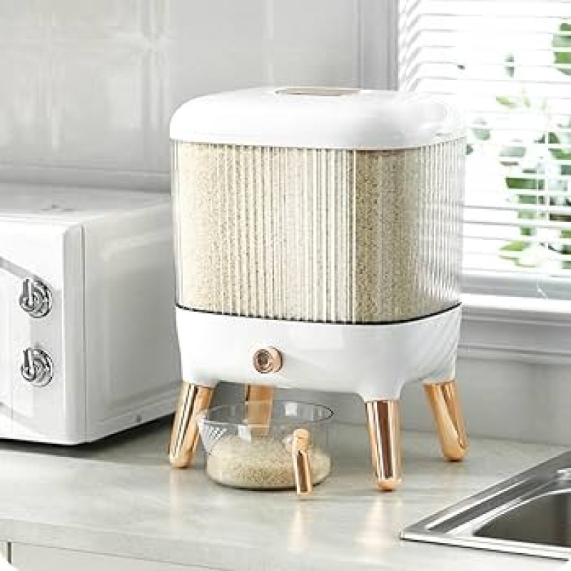 10 kg Elegant Rice Dispenser with Lid