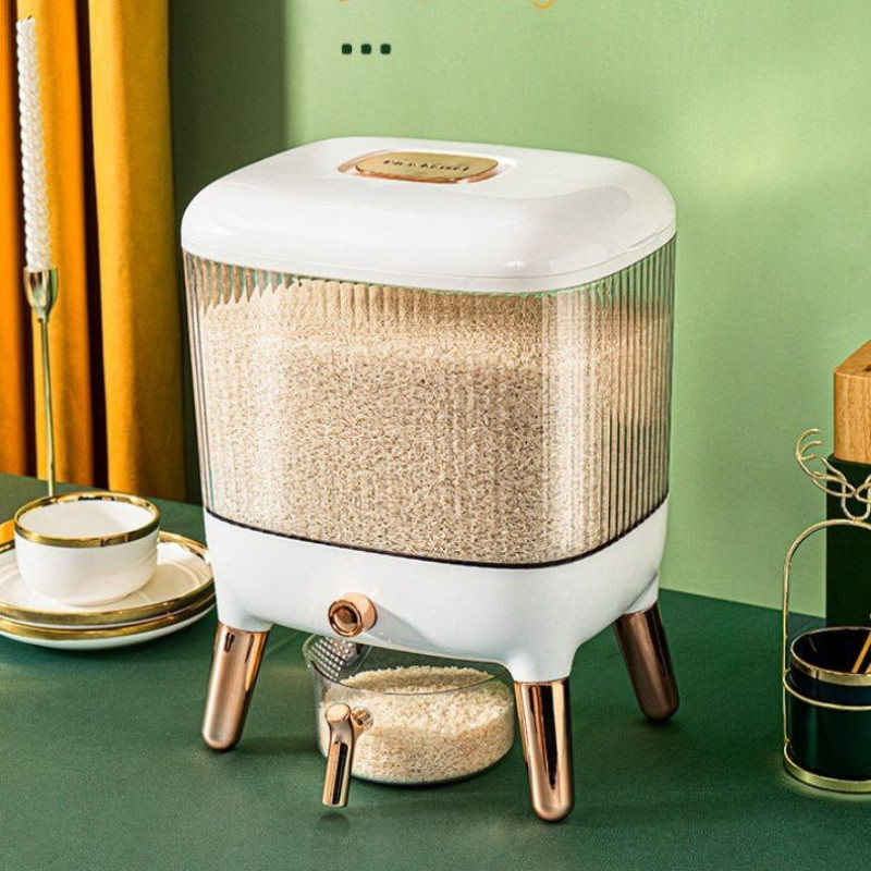 10 kg Elegant Rice Dispenser with Lid