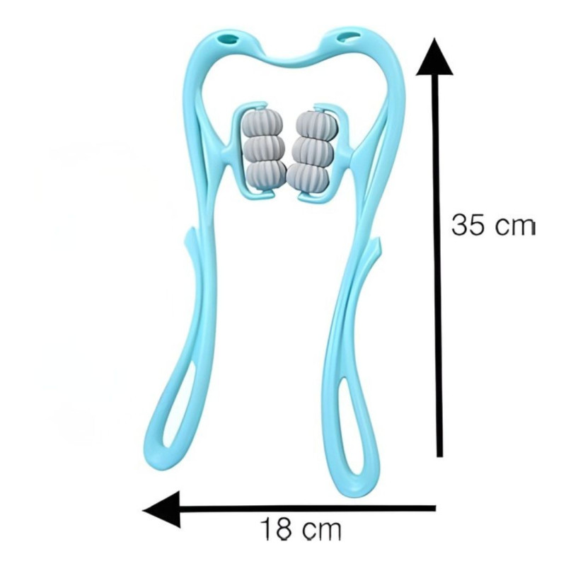 6 Wheel Neck & Body Massager Handheld Relaxation Device