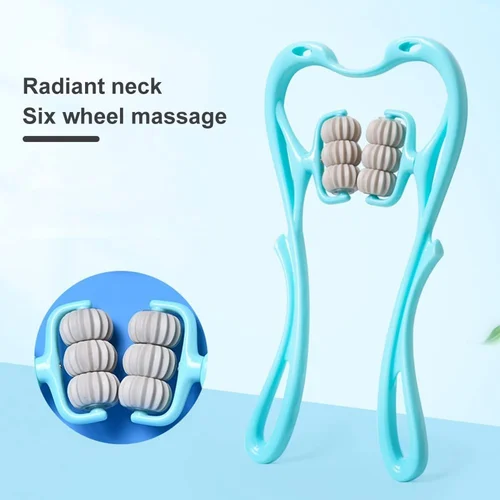6 Wheel Neck & Body Massager Handheld Relaxation Device