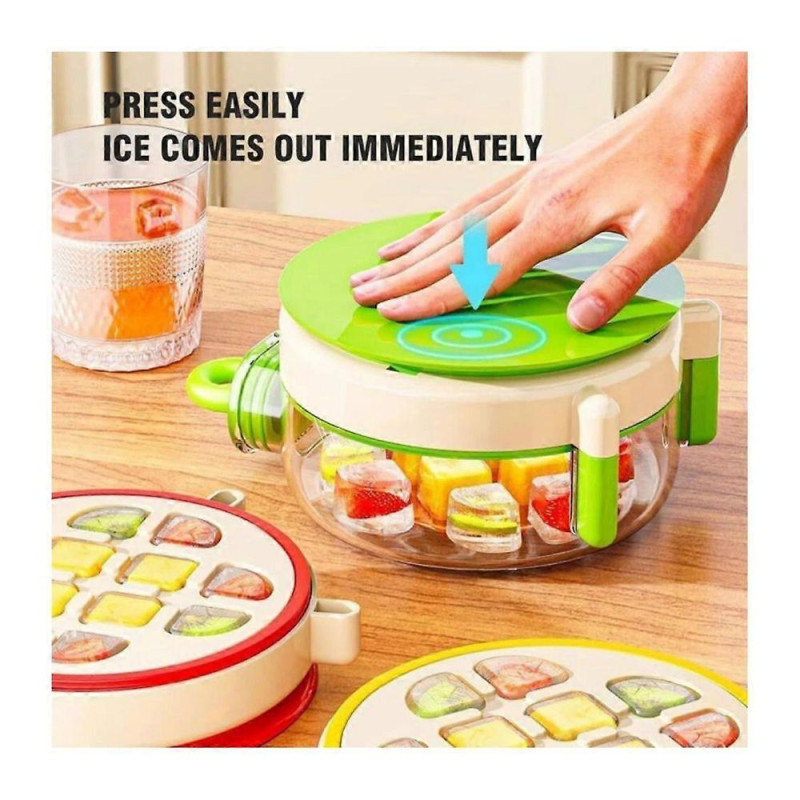 Round Ice Cube Bottle Freezer Ice Storage Bottle