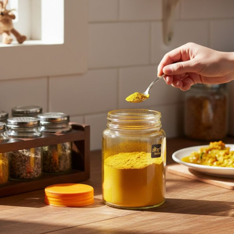 Ziba Airtight 100 ML Glass Jar  With Lid Small