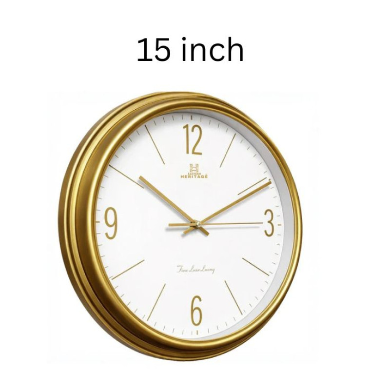 Heritage Rustic 15 Inch Industrial Wall Clock | Idealancy