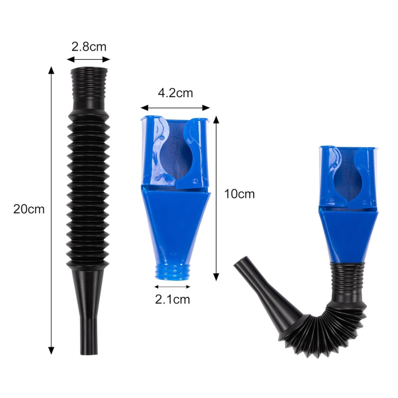 Flexible Fuel Transfer Funnel – Easy Refueling Tool