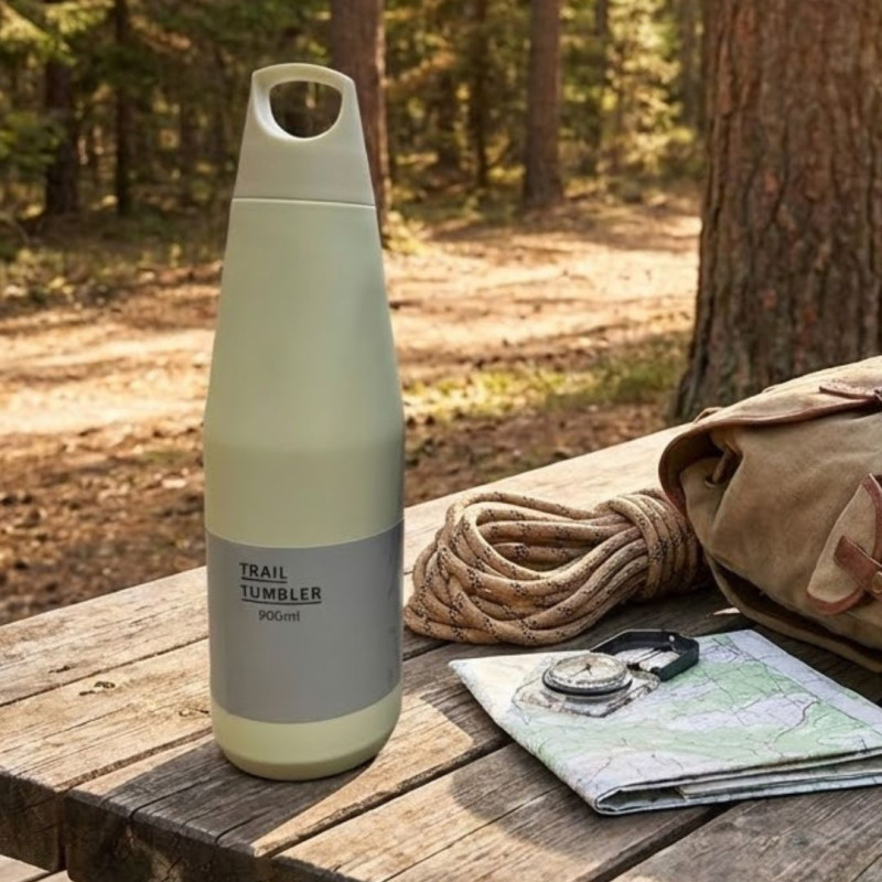 Trail Tumbler Stainless Steel – 900ml Insulated Travel Bottle