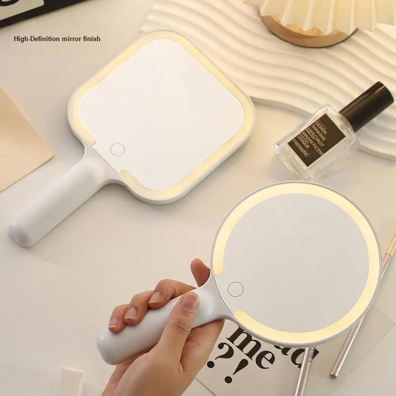 Led Lightening Hand Mirror