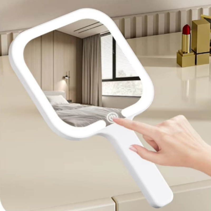 Led Lightening Hand Mirror