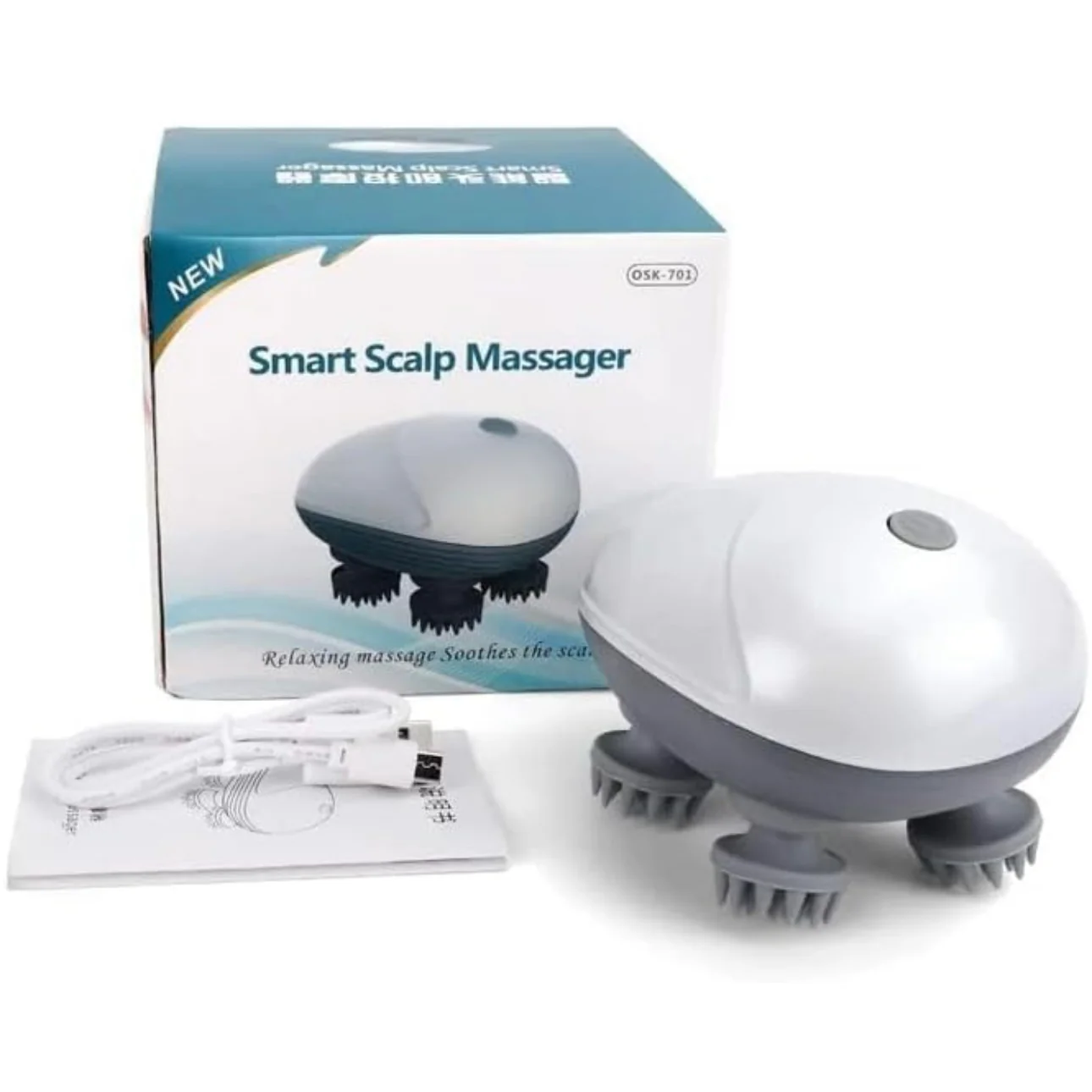 Smart Scalp Massager – Electric Hair & Head Relaxation Device