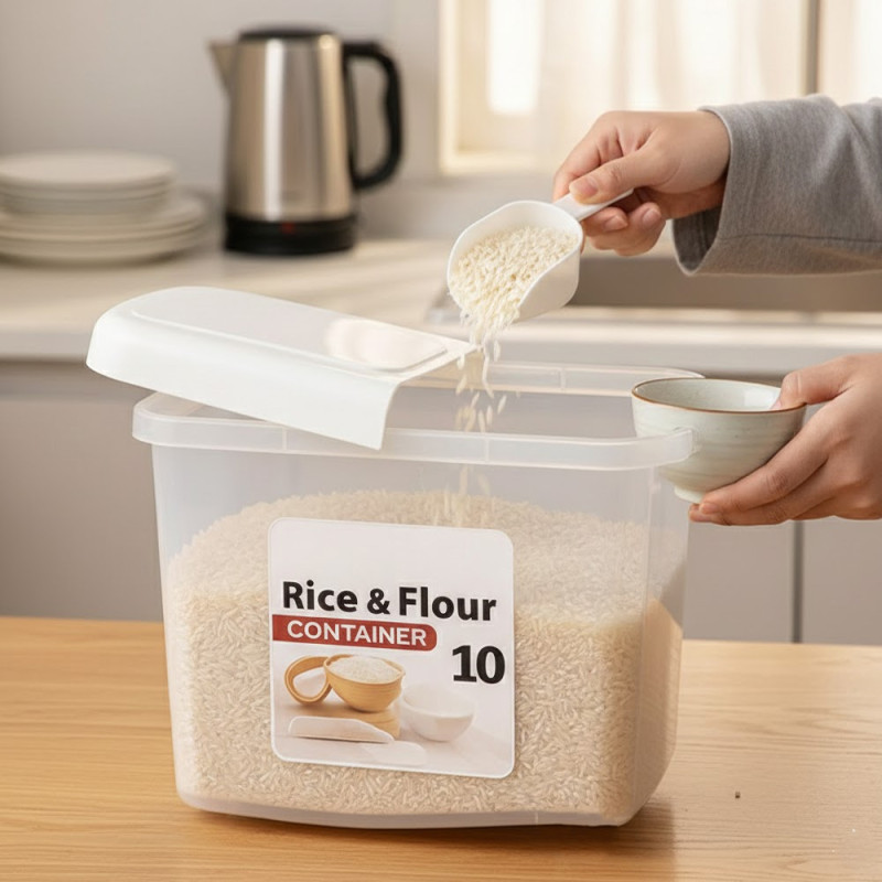 10 KG Airtight Rice Storage Container