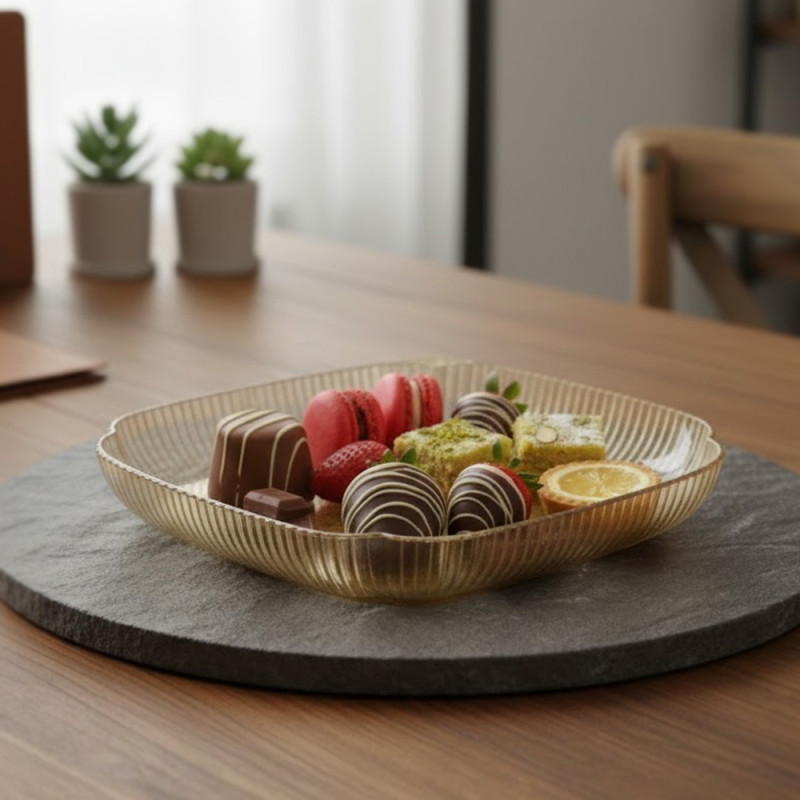 Acrylic Square Shape Tray