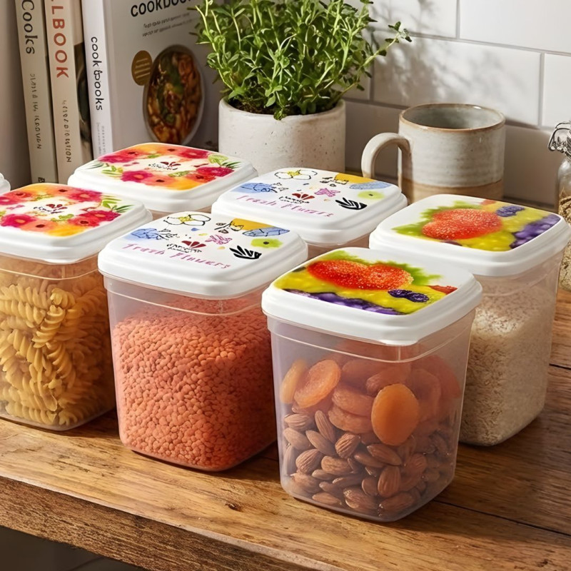 6-Pcs Storage Jar Set Multipurpose – 250 ML