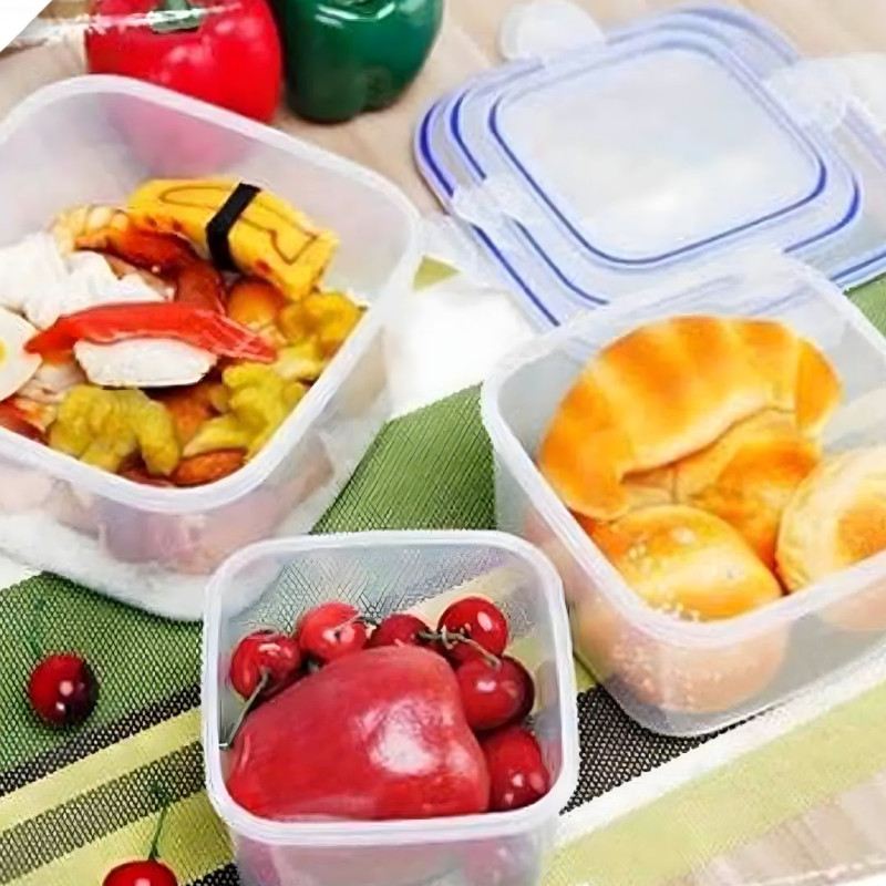 3 PCS Airtight Food Container Box – Kitchen Storage Set
