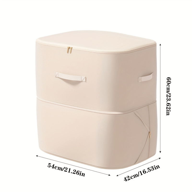 Self Compressing Storage Bag Organizer for Clothes & Blankets