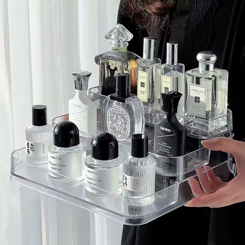 Acrylic Perfume Organizer Clear Storage Display for Bottles & Fragrances
