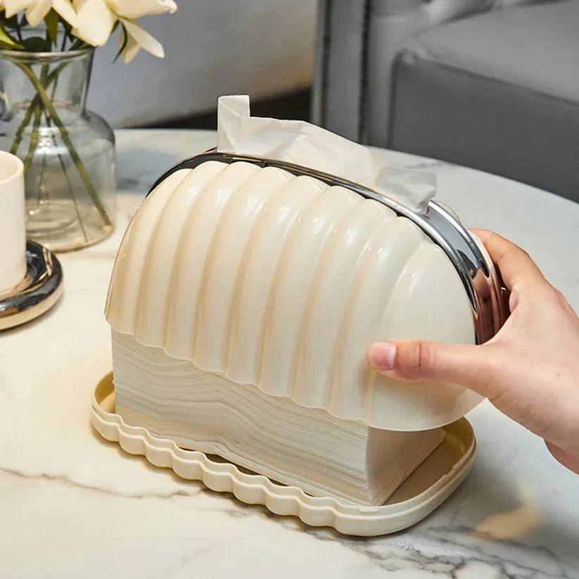 Shell Tissue Box Beautiful Decorative Tissue Holder