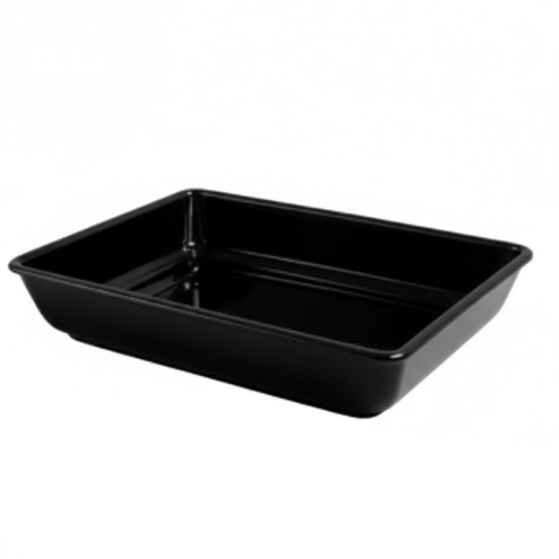 Melamine Black Dish One Piece for Serving