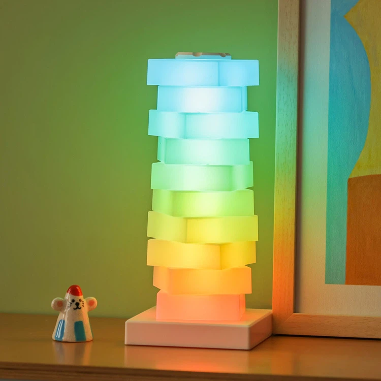 Triangle Rainbow Night Light Colorful LED Decor Lamp