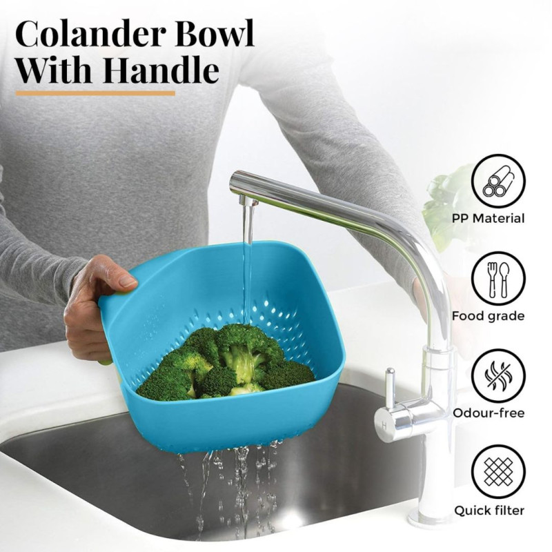 Plastic Drain Fruits & Vegetables Washing Basket