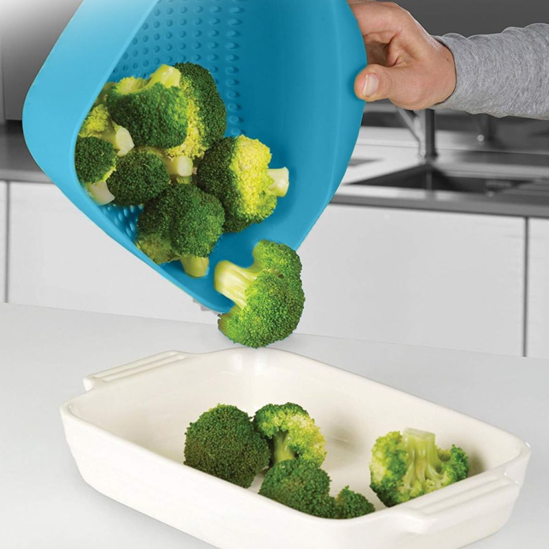 Plastic Drain Fruits & Vegetables Washing Basket