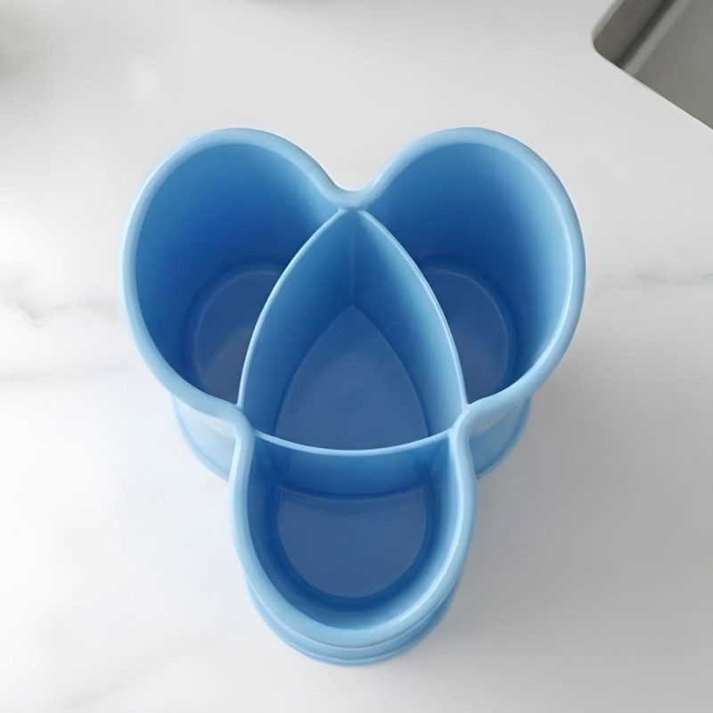 3 Grid Kitchen Cutlery Organizer