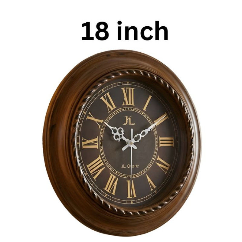 Heritage Ocean2 18 Inch Coffee Brown Wall Clock